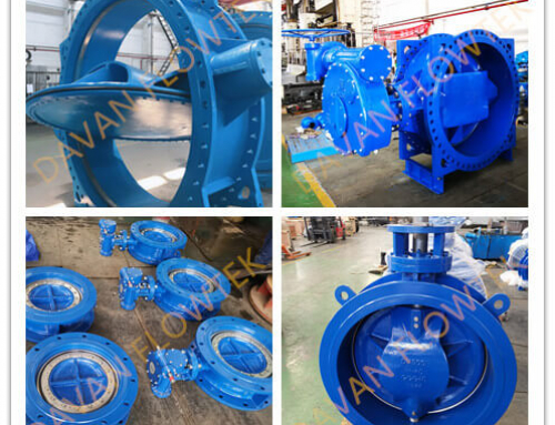 What is the advantage between the centric type and double eccentric type butterfly valve in big size?