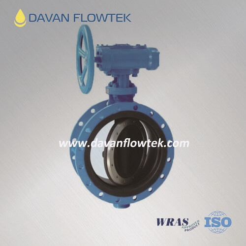 full rubber coated butterfly valve flange type