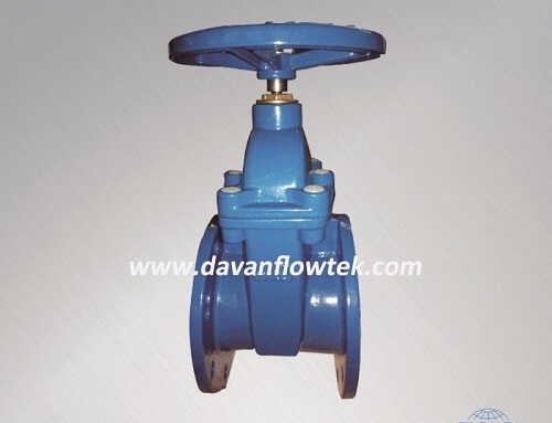 resilient seat gate valve DIN3352 F4 rubber wedge