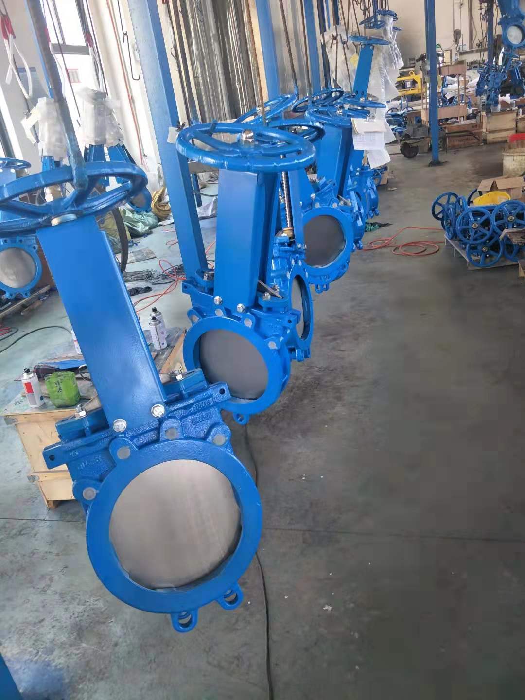 knife gate valve wafer type PN16 Davan flowtek