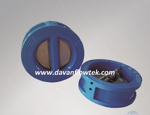 dual plate check valve ductile iron body