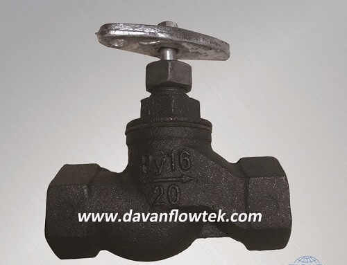 gost screw globe valve cast iron PN16