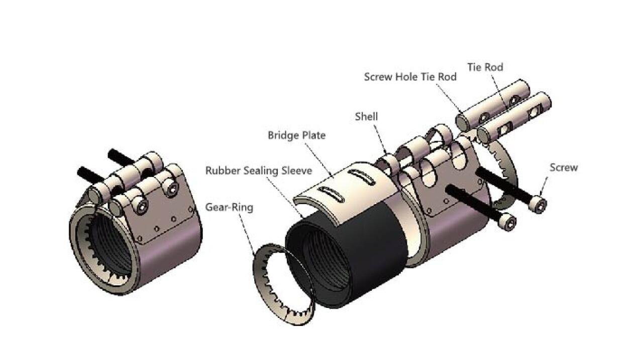 multi function repair coupling size