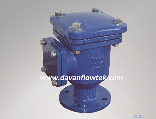 single air release valve with side flange