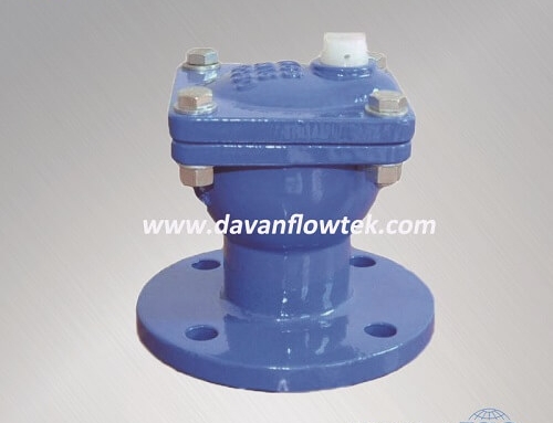 single air valve with integral flange