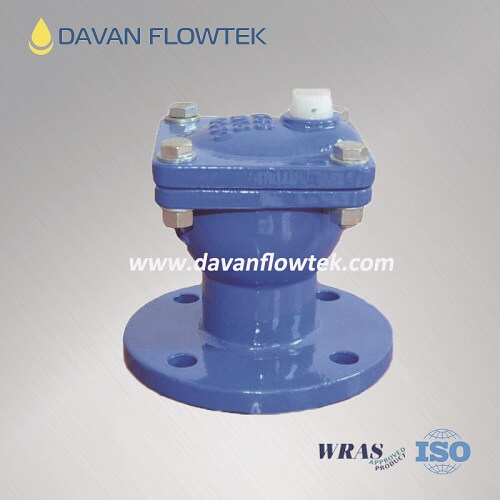 single air valve with integral flange