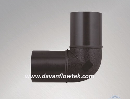 HDPE 90 degree elbow for pipe connection