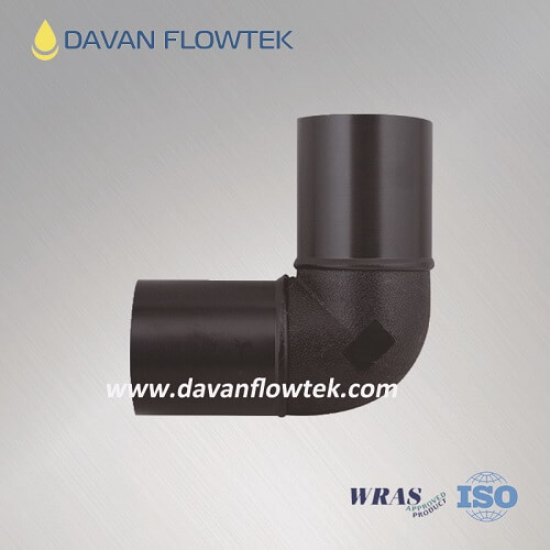 HDPE 90 degree elbow for pipe connection