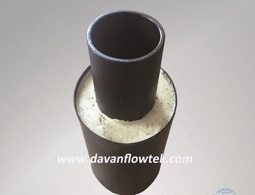 PE reinforced pipe with jacket for low temperature using