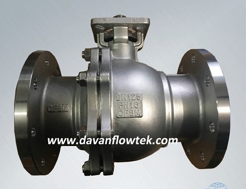 cf8m ball valve 2pc high platform