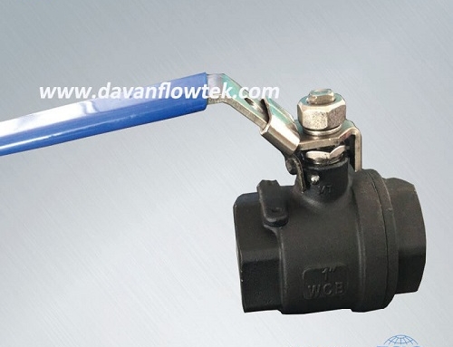 wcb ball valve with handle operator