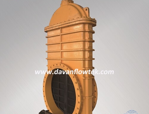 DN1200 gate valve resilient seat DI body