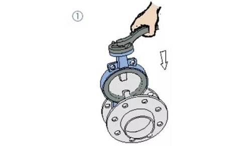 wafer butterly valve assembling 1