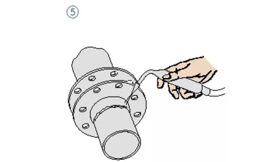 wafer butterfly valve assembling step 5