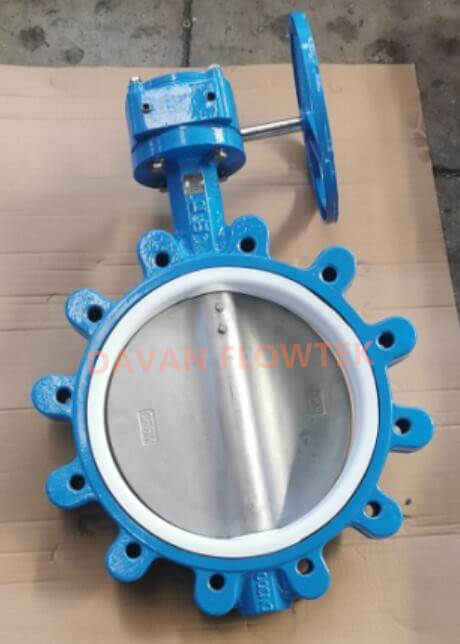 lug type butterfly valve ptfe seat