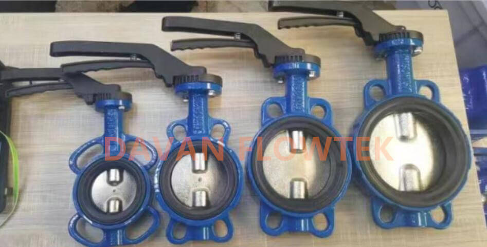 wafer type butterfly valve with soft seat