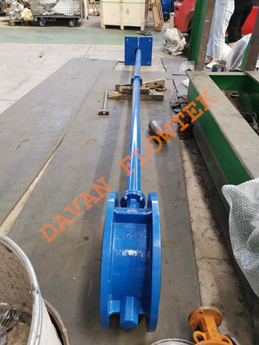 butterfly valve with extension bar 1