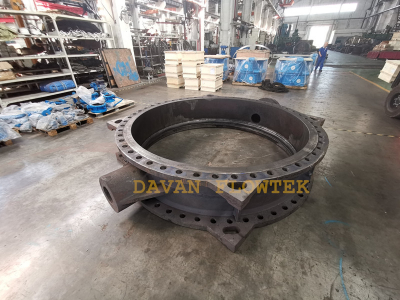 big size butterfly valve body with sealing