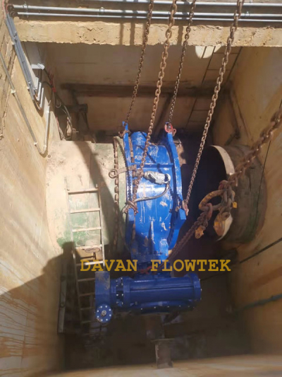 butterfly valve in the pipeline davan flowtek