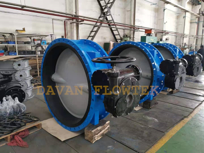 double flanged butterfly valve