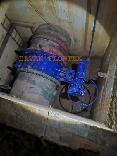 during the construction works of butterfly valve davan flowtek